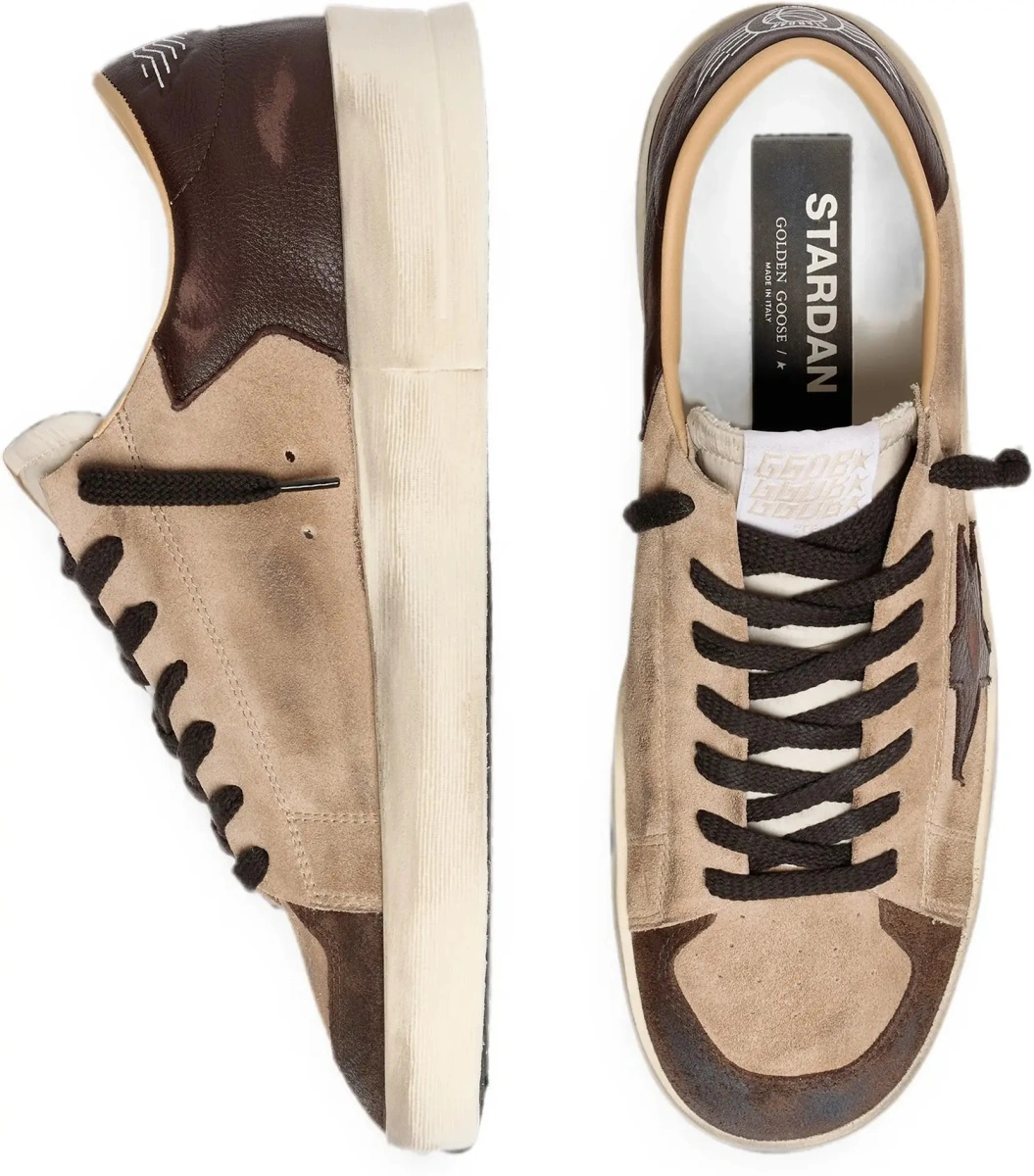 Sneakers Golden Goose 'Stardan' din piele intoarsa - Img 6