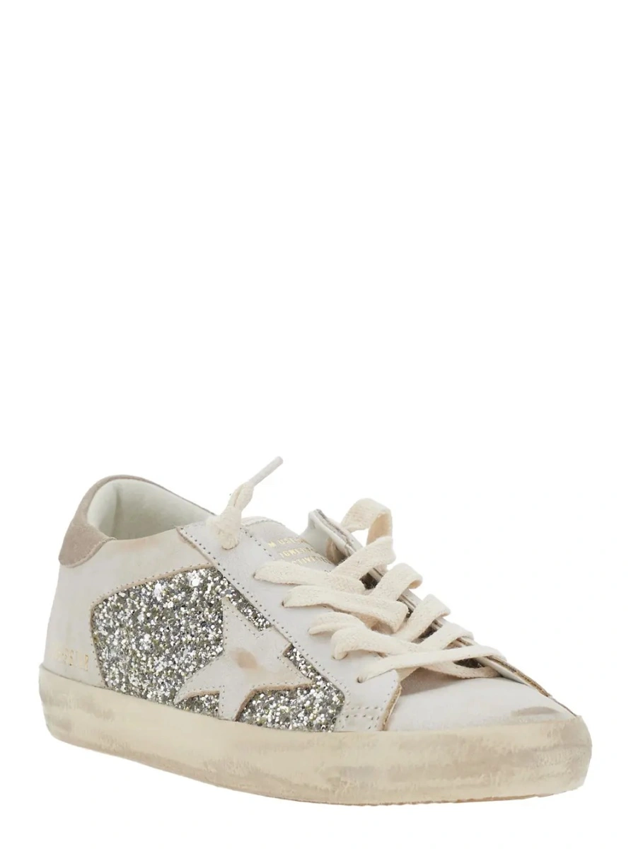 Sneakers Golden Goose 'Superstar' bej din piele intoarsa - Img 2