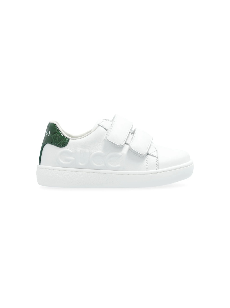 Sneakers Gucci albi din piele - Img 2