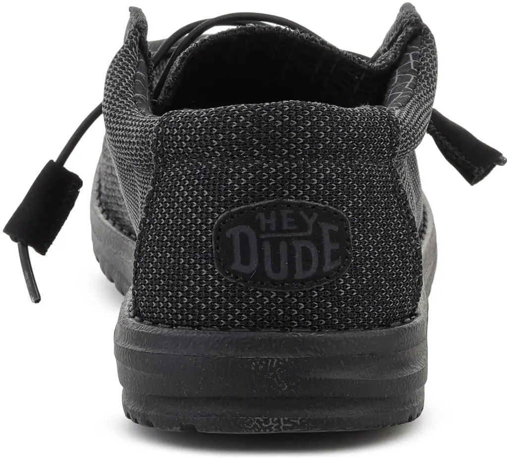 Sneakers HEYDUDE WALLY SOX MICRO TOTAL BLACK - Img 5