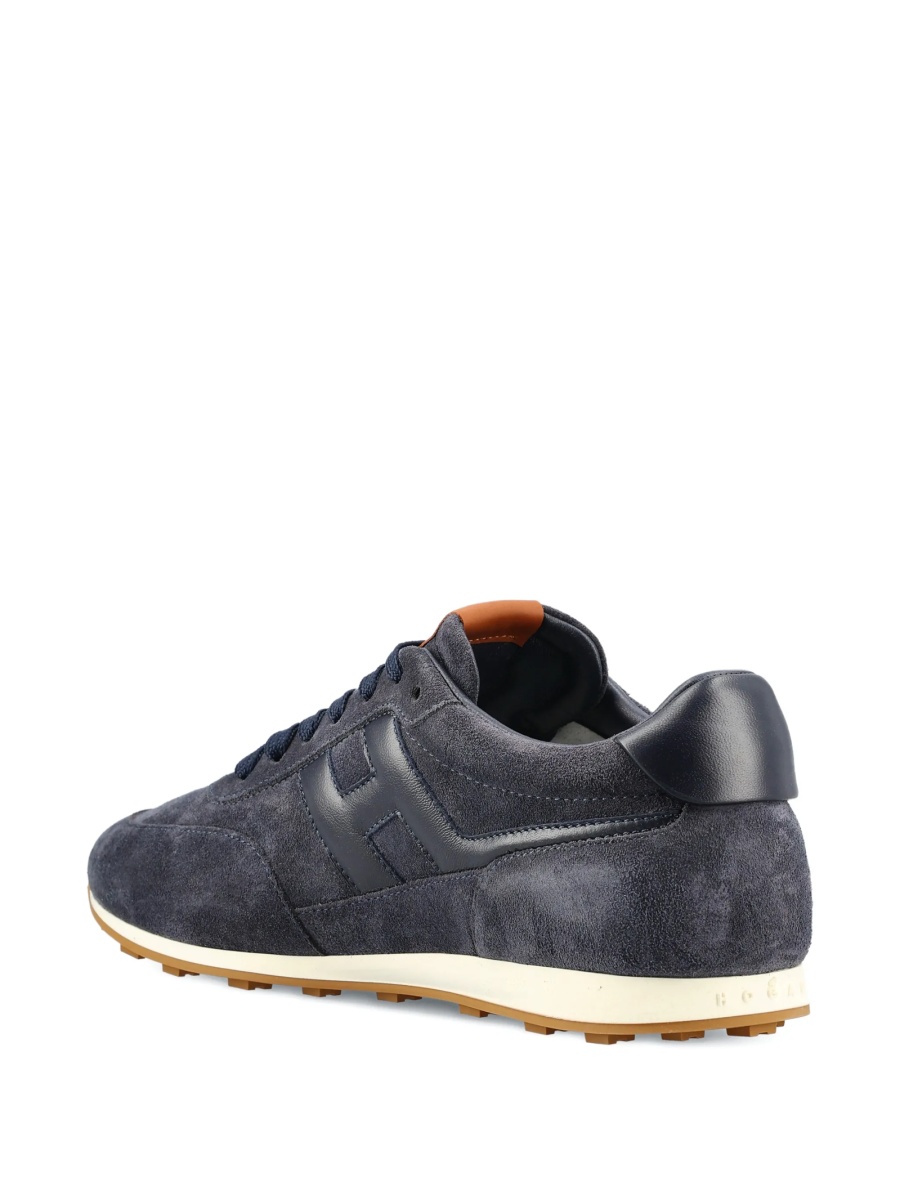 Sneakers Hogan albastri din piele intoarsa - Img 3
