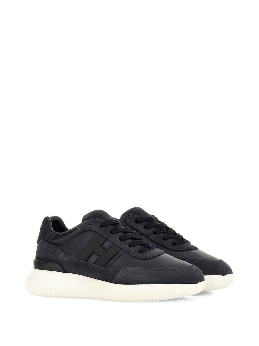 Sneakers Hogan albastri din piele - Img 2