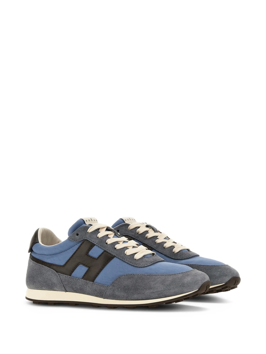 Sneakers Hogan albastri din piele - Img 2