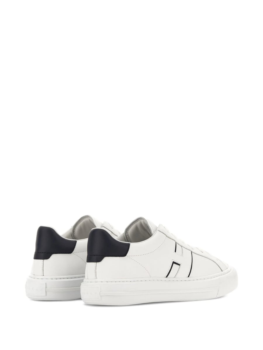 Sneakers Hogan albi din piele - Img 3