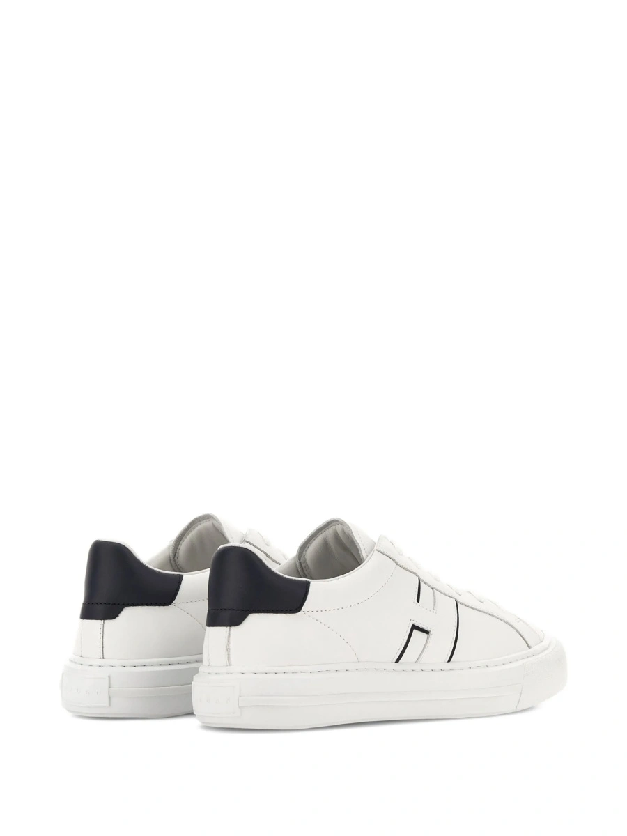 Sneakers Hogan albi din piele - Img 3