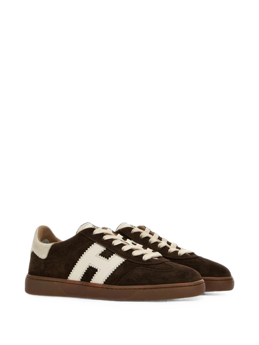 Sneakers Hogan maro din piele intoarsa - Img 2