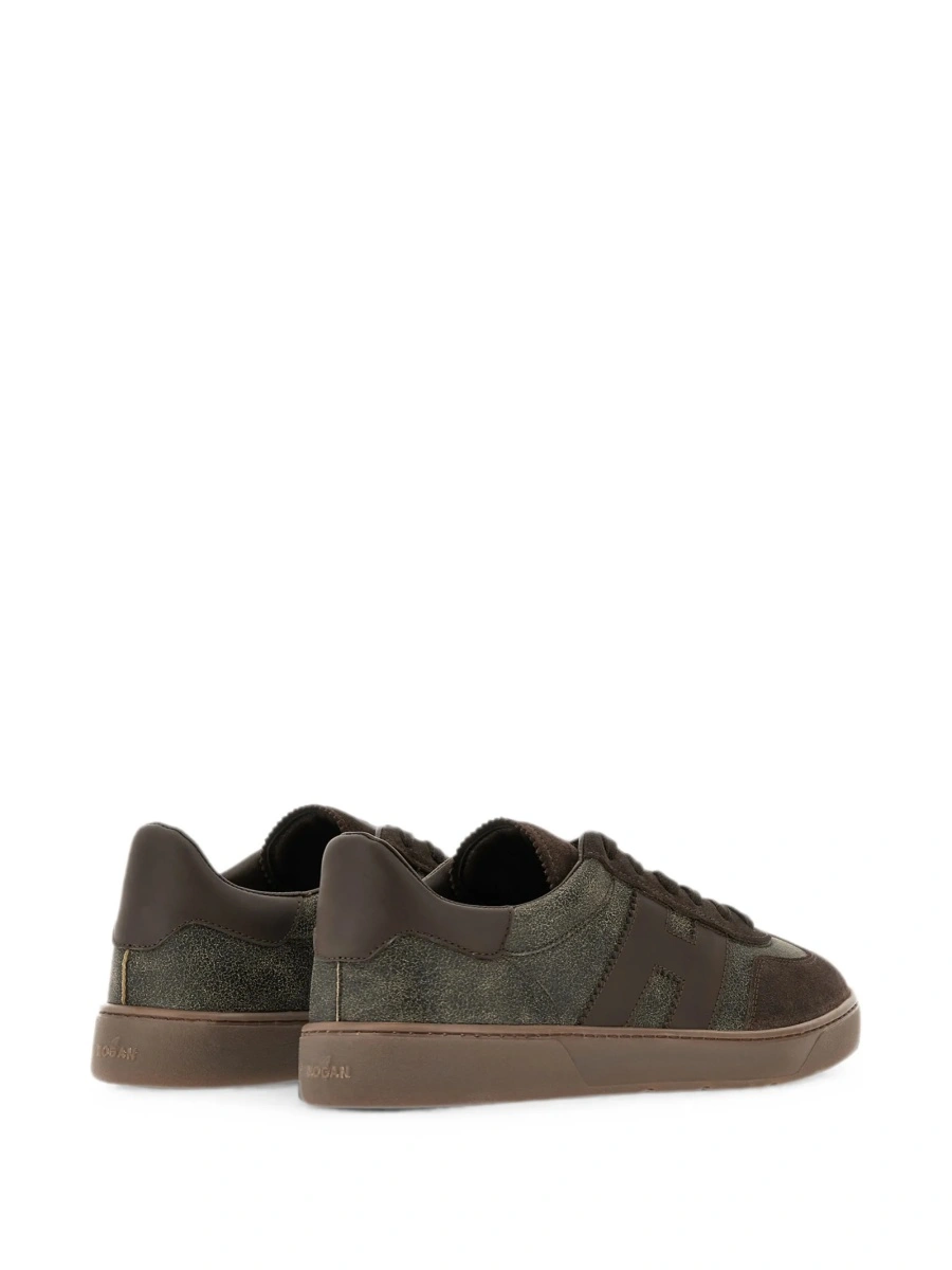 Sneakers Hogan maro din piele - Img 4