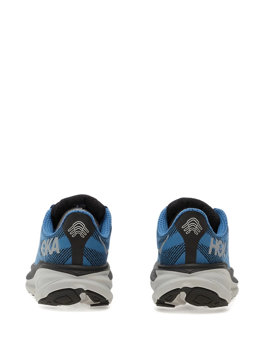 Sneakers Hoka One One albastri din material textil - Img 3