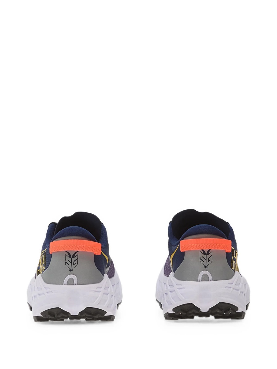 Sneakers Hoka One One albastri din material textil - Img 3