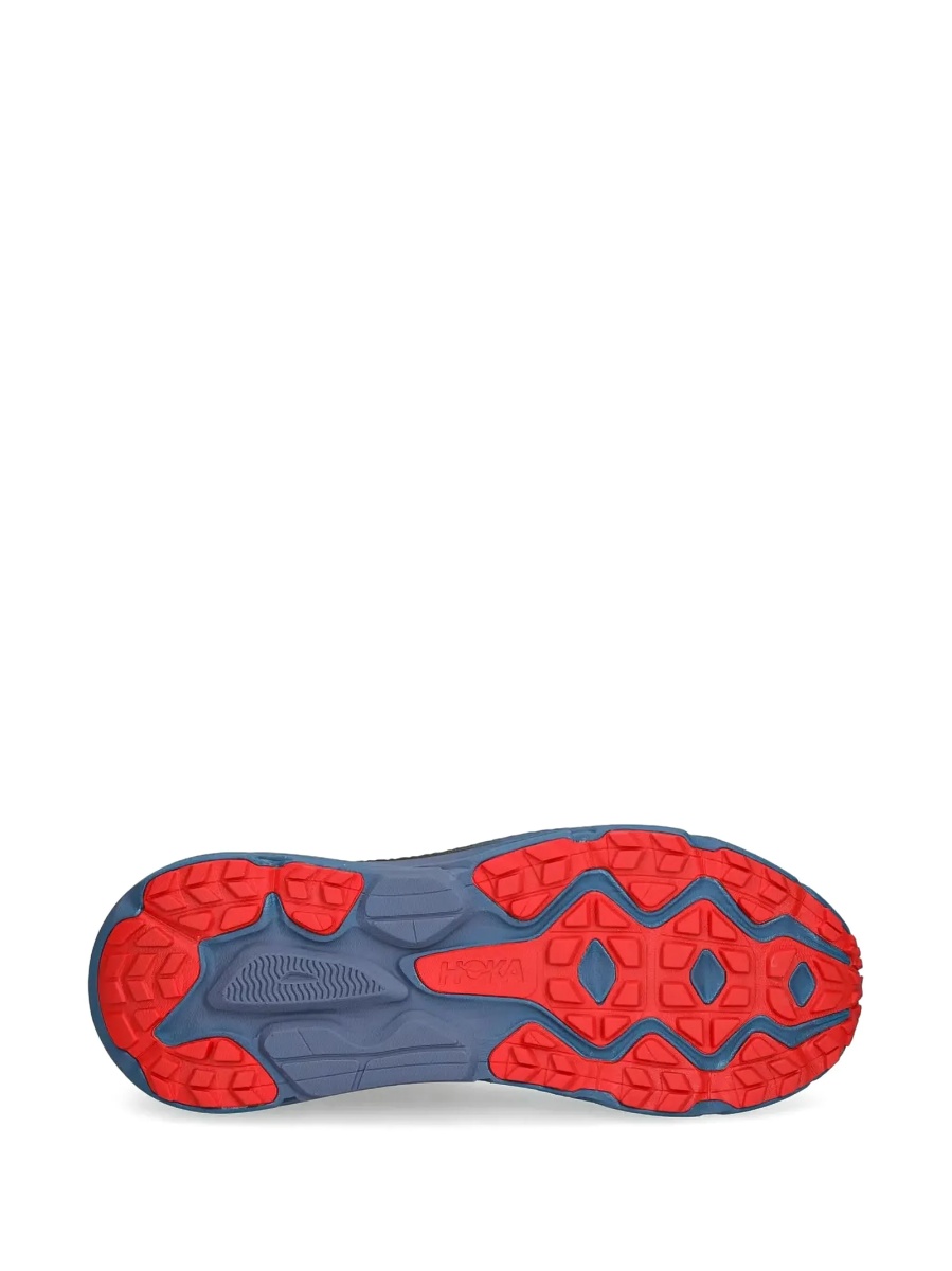 Sneakers Hoka One One gri din material textil si poliuretan - Img 5