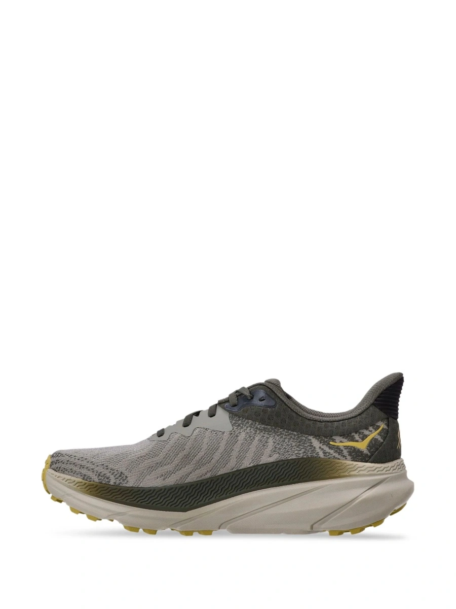 Sneakers Hoka One One gri din material textil si poliuretan - Img 9