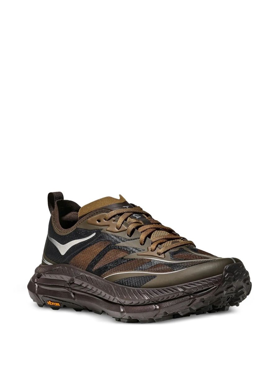 Sneakers Hoka One One maro din material textil si microfibre - Img 2