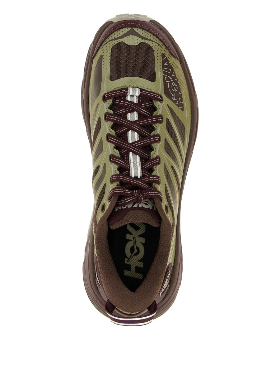 Sneakers Hoka One One maro din material textil si poliuretan - Img 3