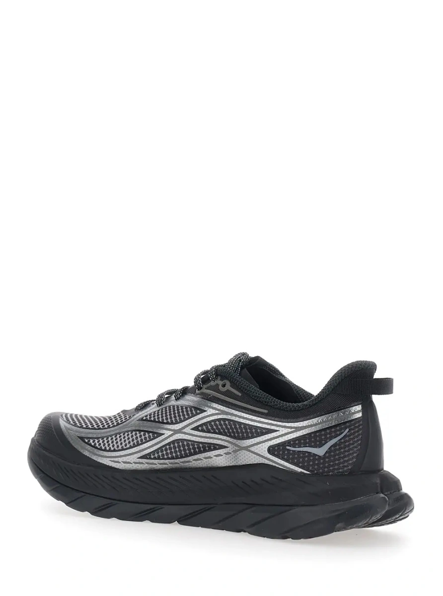Sneakers Hoka One One negri din material textil 'Mach Remastered Aura' - Img 3