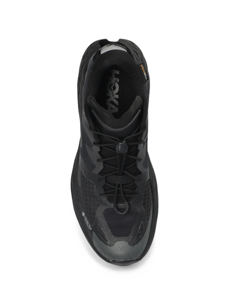 Sneakers Hoka One One negri din material textil - Img 3
