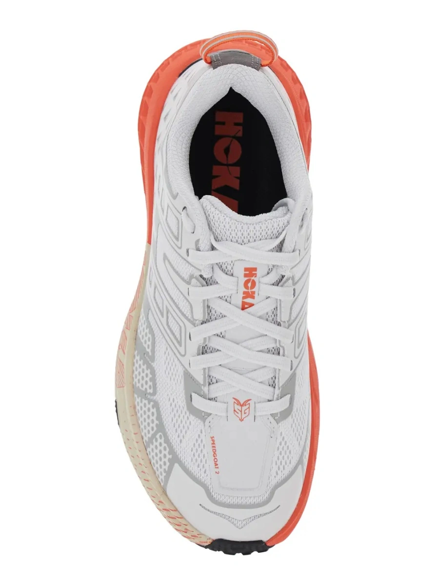 Sneakers Hoka One One 'Speedgoat' albi din material textil - Img 4