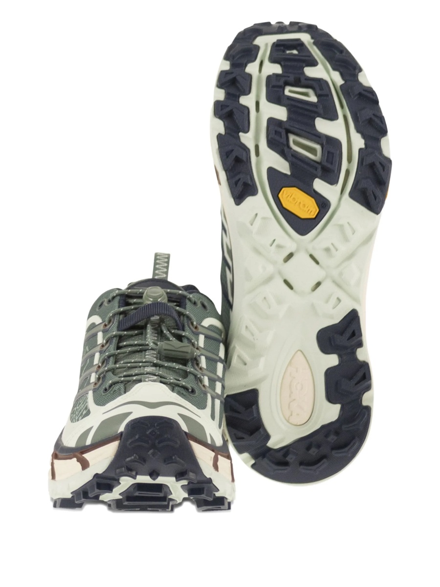 Sneakers Hoka One One verzi din poliuretan si plasa - Img 5