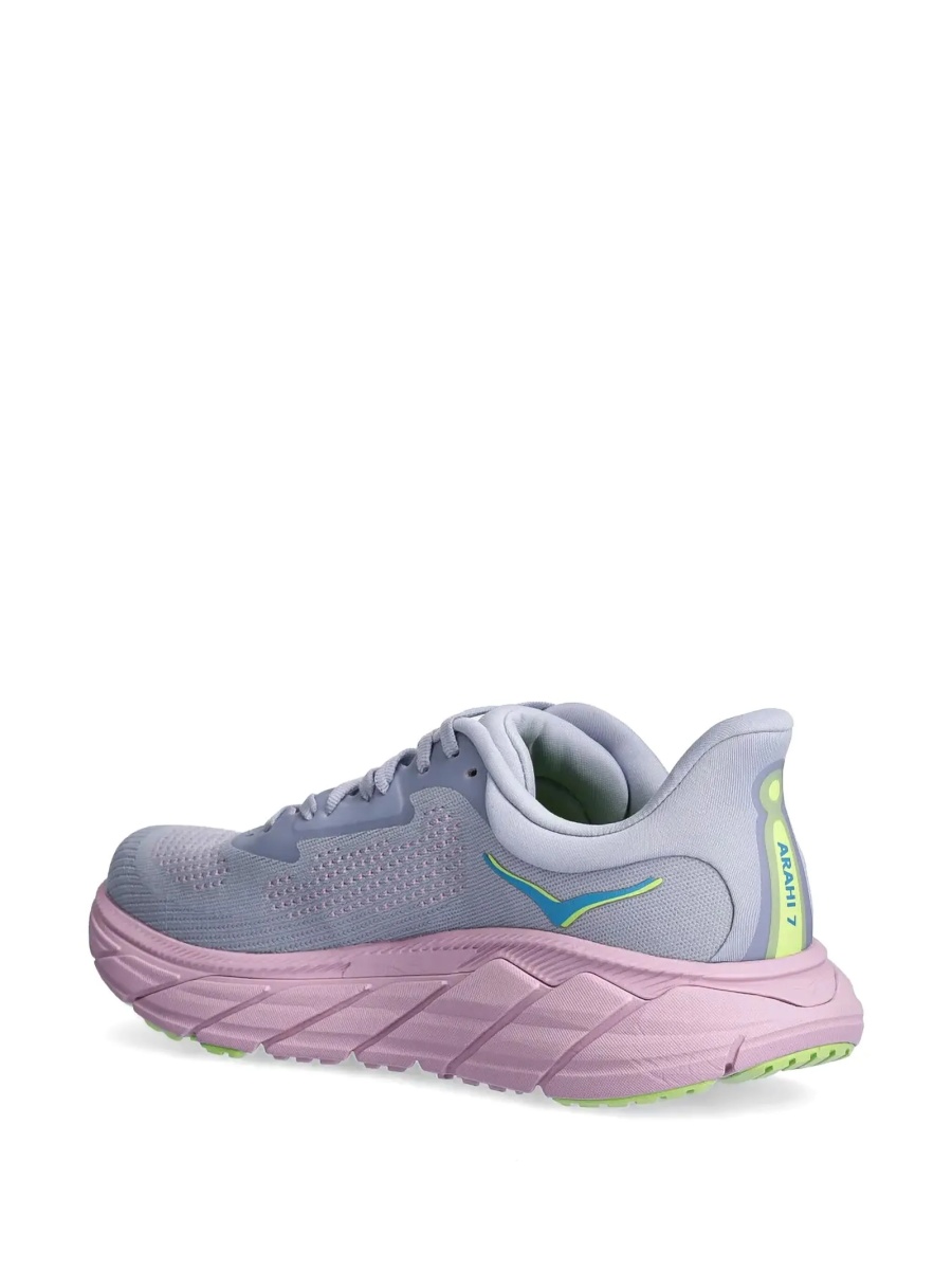 Sneakers Hoka One One violet din material textil - Img 3
