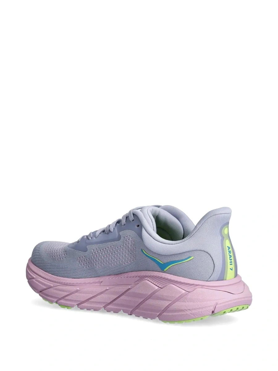 Sneakers Hoka One One violet din material textil - Img 3