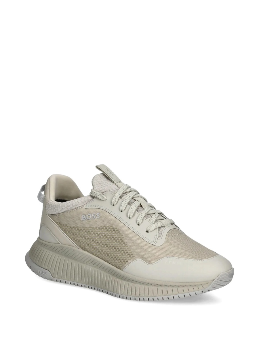 Sneakers Hugo Boss neutri din polyester - Img 2