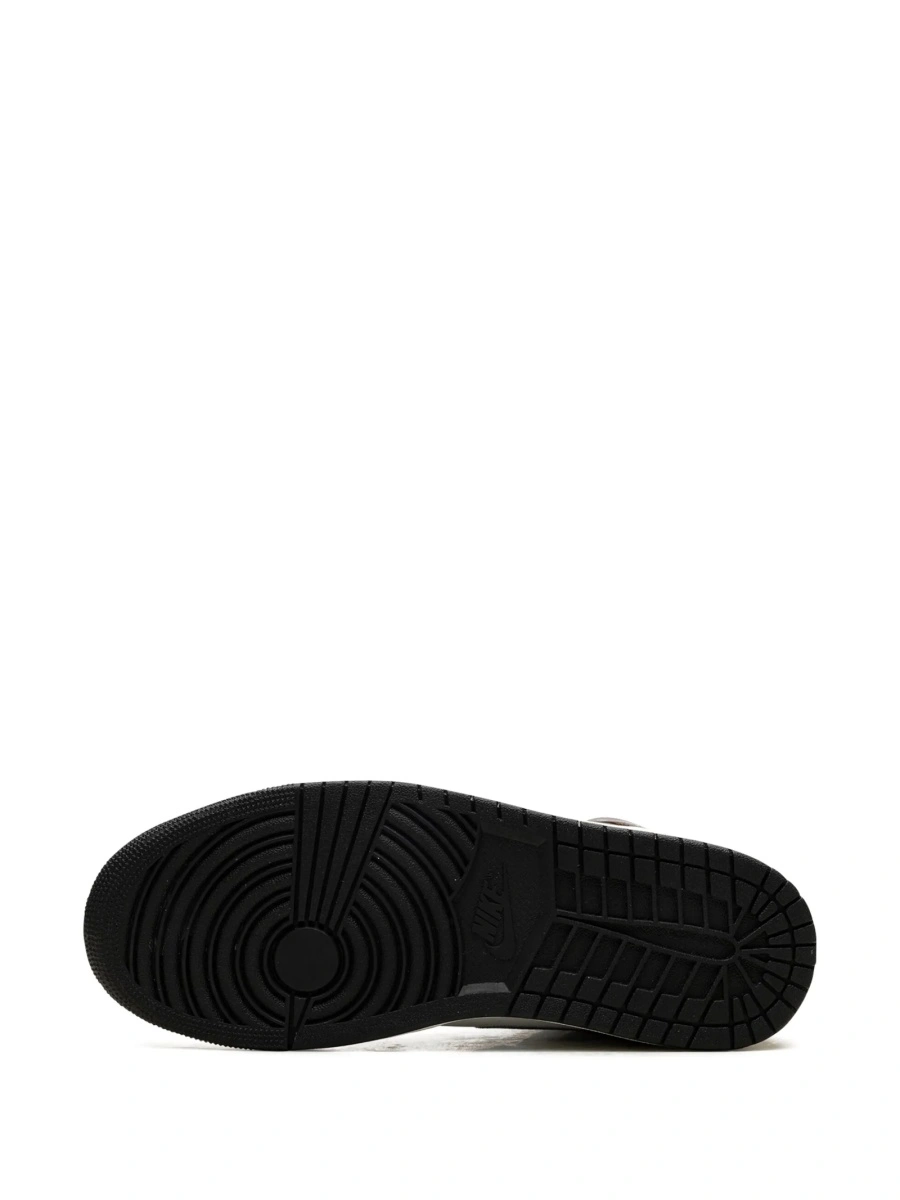 Sneakers Jordan air jordan 1 albi din piele si material textil - Img 4