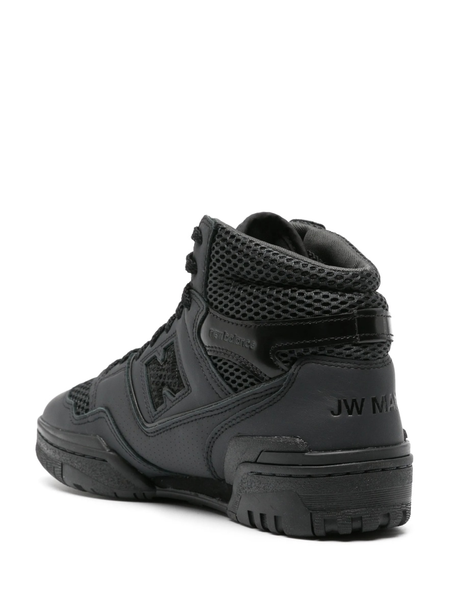 Sneakers JUNYA WATANABE negri din piele si material textil - Img 3