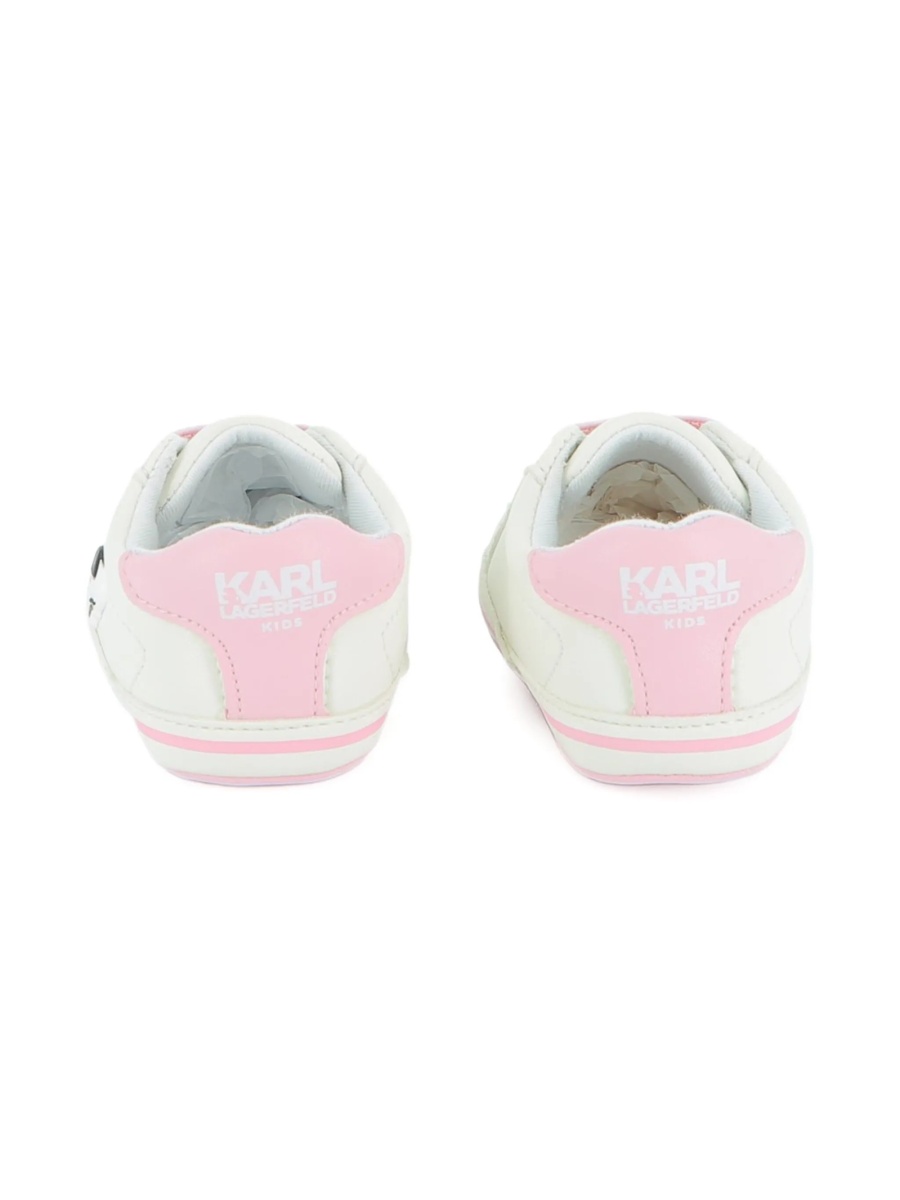 Sneakers Karl Lagerfeld albi din piele eco - Img 4