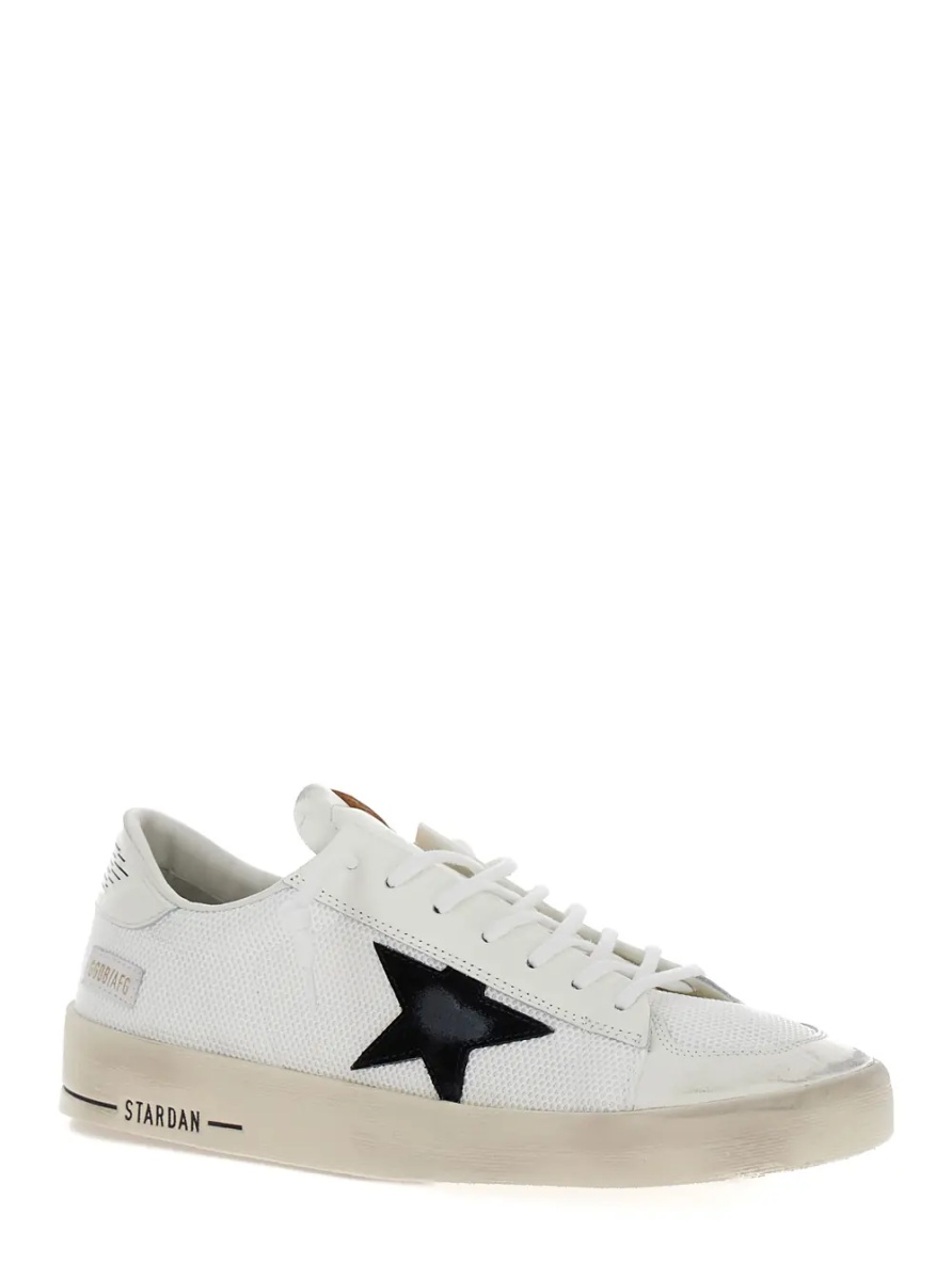 Sneakers Low Sneakers 'Stardan' with Star Patch in Leather and Tech Fabric White Men - Img 2