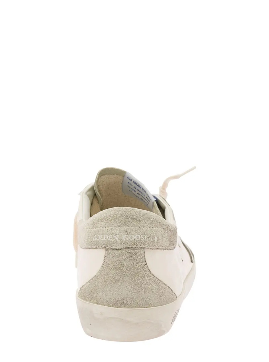 Sneakers Low Sneakers 'Superstar' Vintage Effect with Gray Pull-tab in White Leather Men - Img 4