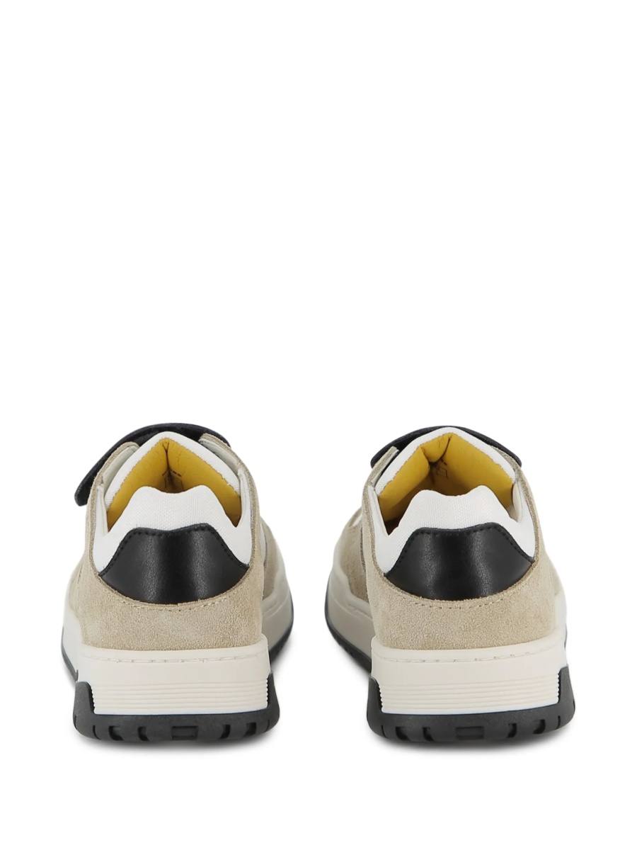 Sneakers Marc Jacobs neutri din material textil si piele intoarsa - Img 4