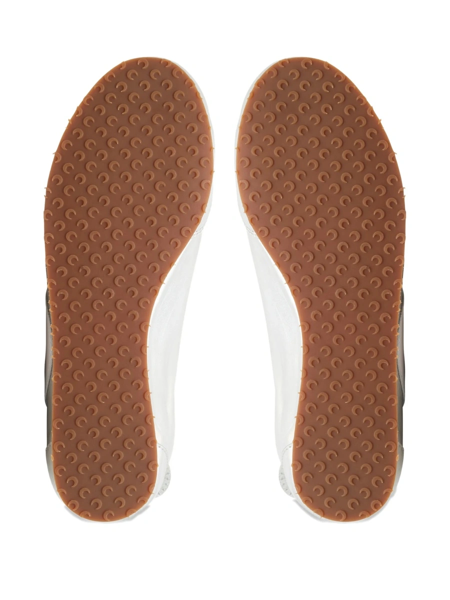 Sneakers MARINE SERRE gri din piele - Img 5