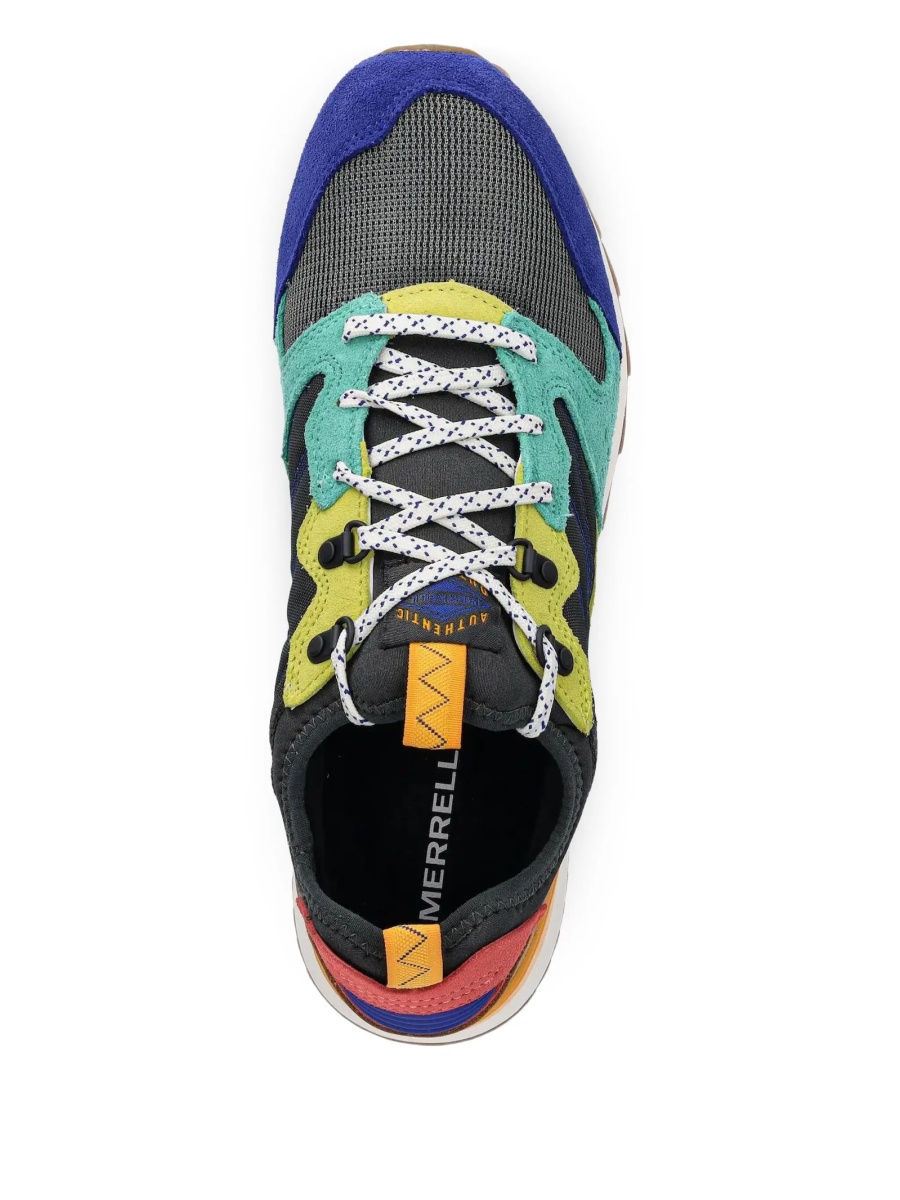 Sneakers Merrell albastri din piele intoarsa si material textil - Img 4
