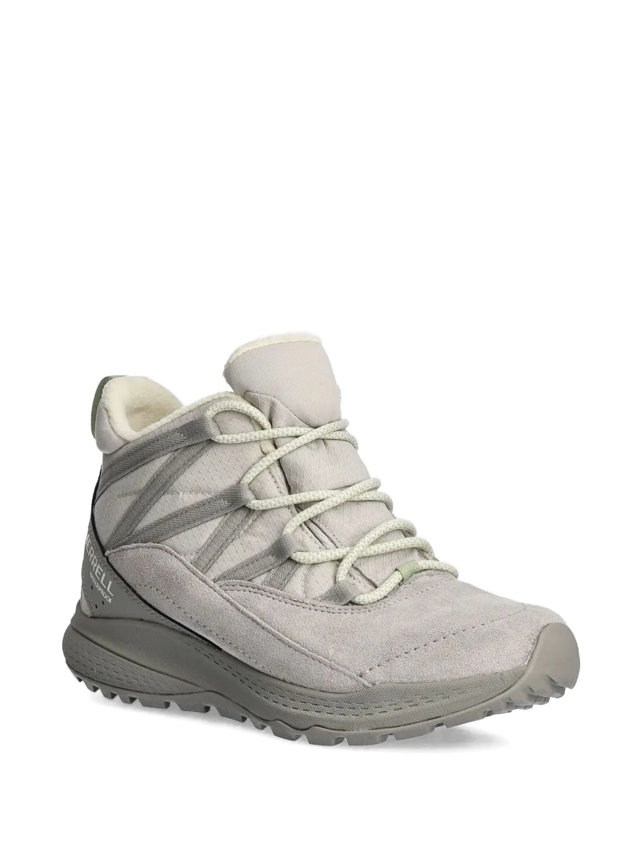 Sneakers Merrell gri din piele intoarsa si material textil - Img 2