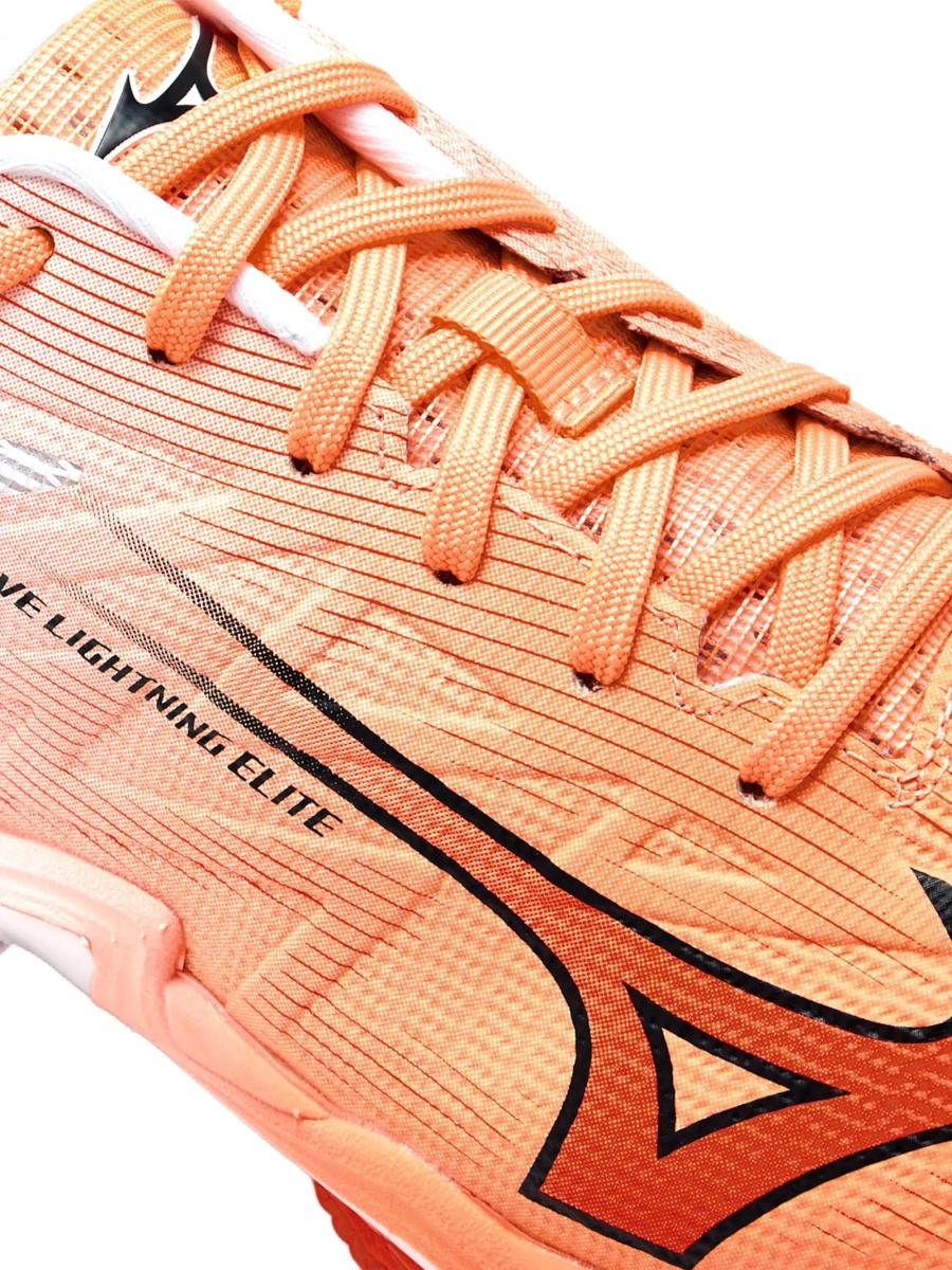 Sneakers Mizuno portocalii din poliuretan si material textil - Img 4