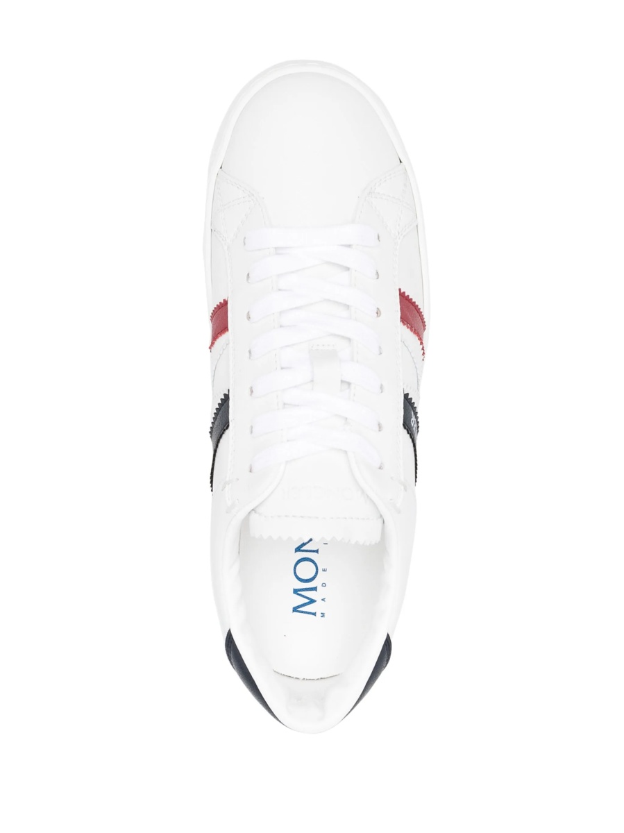 Sneakers Moncler albi din poliamida - Img 4