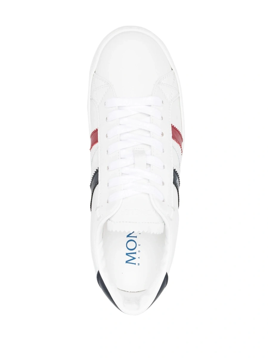 Sneakers Moncler albi din poliamida - Img 4