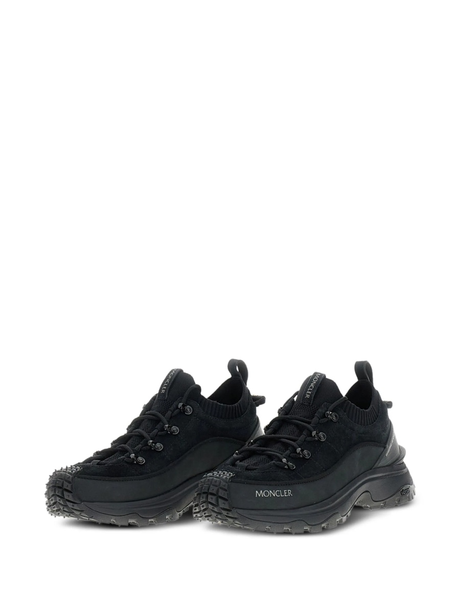 Sneakers Moncler negri din piele - Img 2