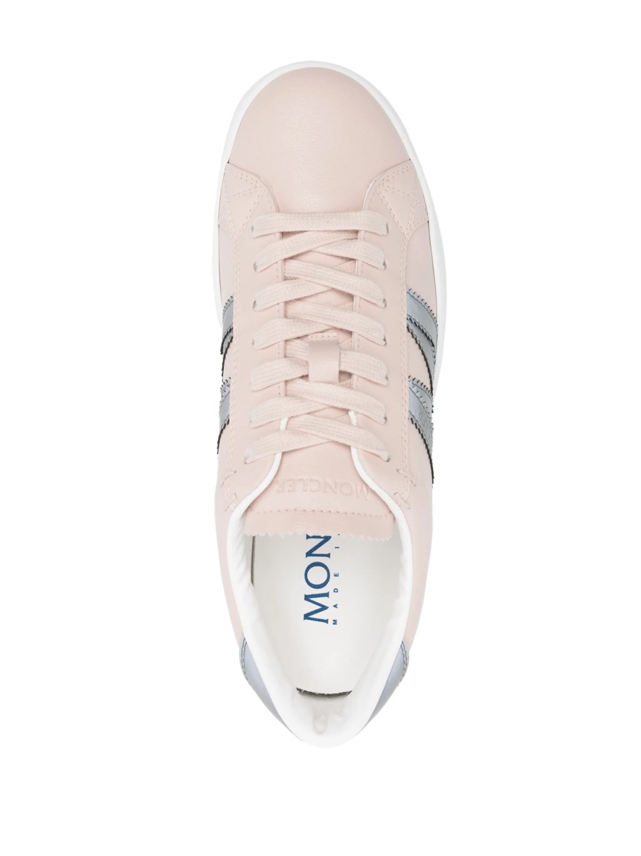 Sneakers Moncler roz din poliamida - Img 4
