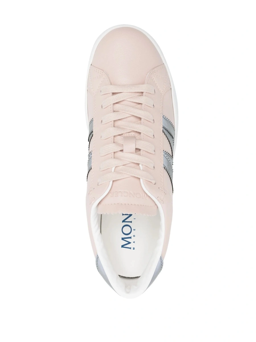 Sneakers Moncler roz din poliamida - Img 4