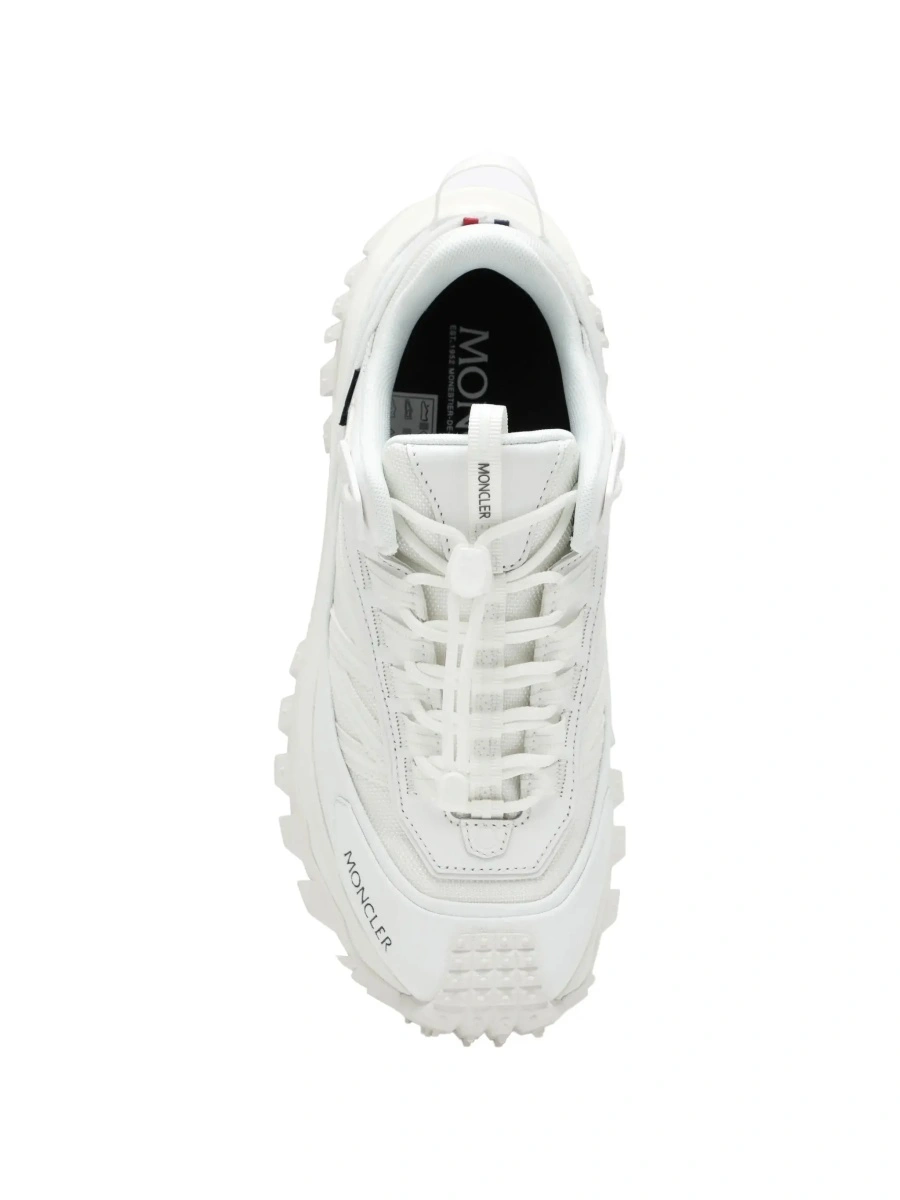 Sneakers Moncler 'Trailgrip' albi din piele - Img 7