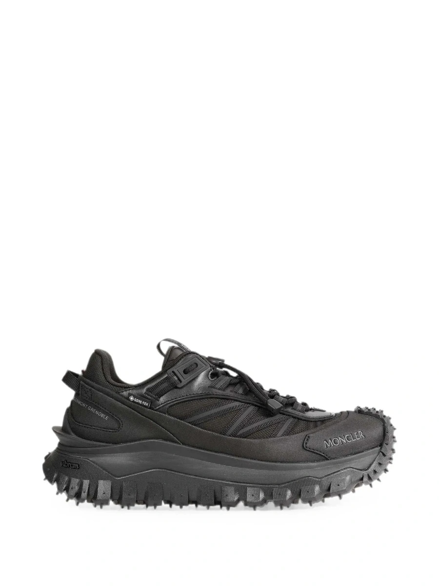 Sneakers Moncler 'Trailgrip' negri din piele si material textil - Img 7