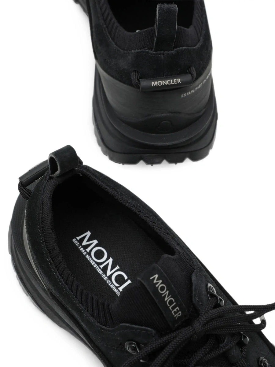 Sneakers Moncler 'Trailgrip' negri din piele - Img 7