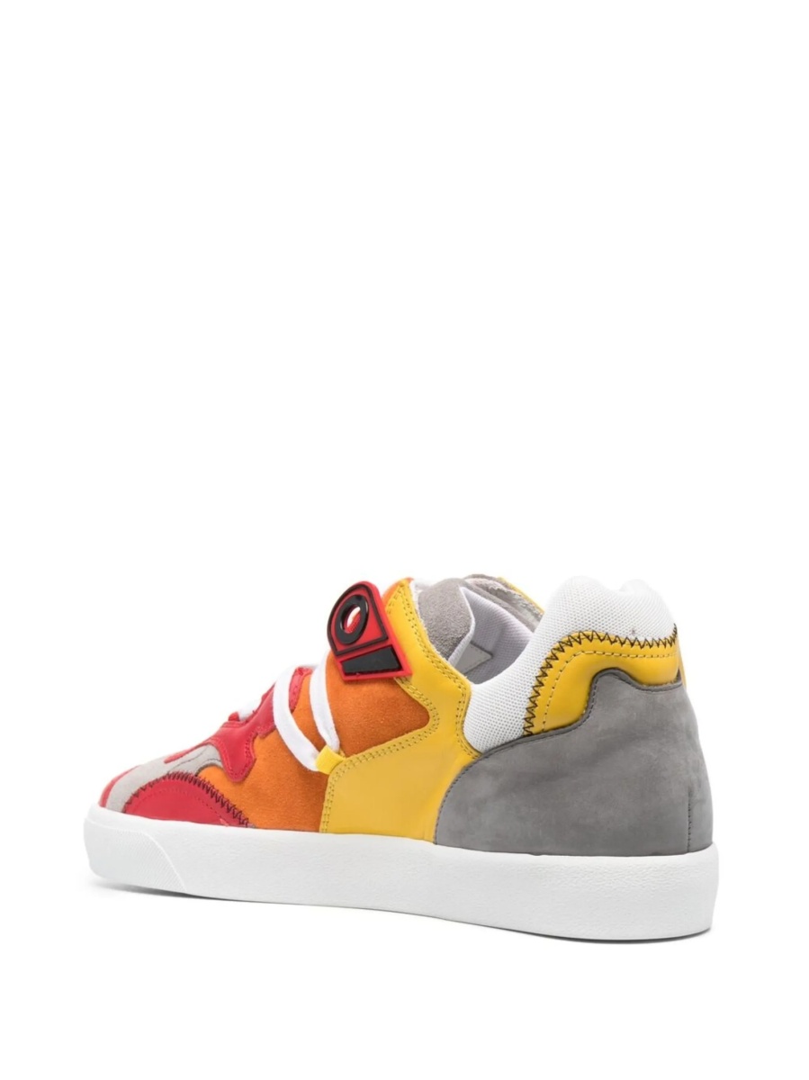 Sneakers N°21 rosii din piele si piele intoarsa - Img 3
