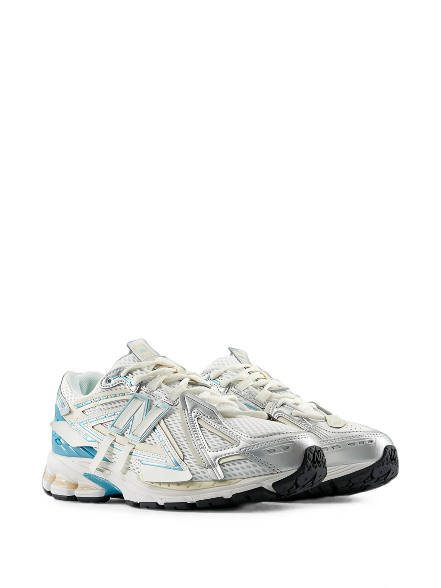 Sneakers New Balance 1906R albi din plasa - Img 2