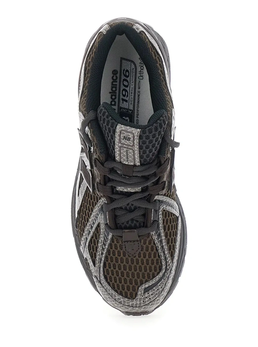 Sneakers New Balance '1906R' maro din piele si material textil - Img 4