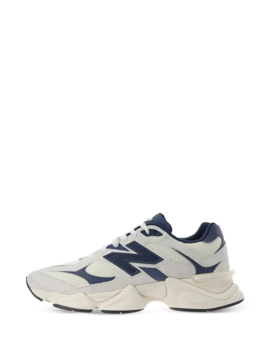 Sneakers New Balance '9060' albastri din piele si material textil - Img 5
