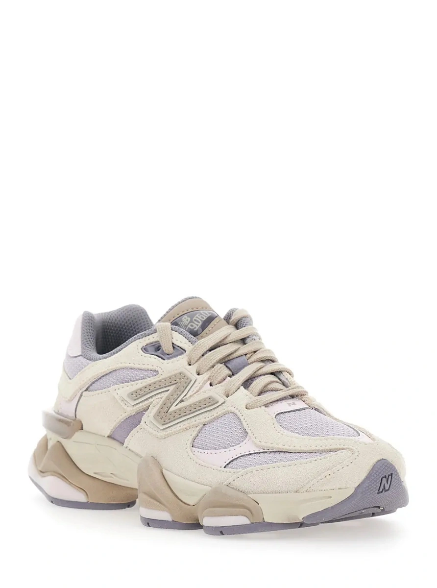 Sneakers New Balance '9060' roz din textil si piele - Img 2