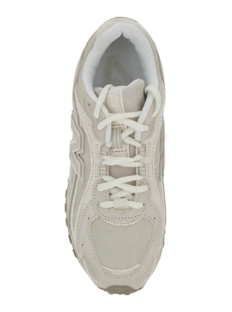 Sneakers New Balance gri din piele si material textil 'U204' - Img 4