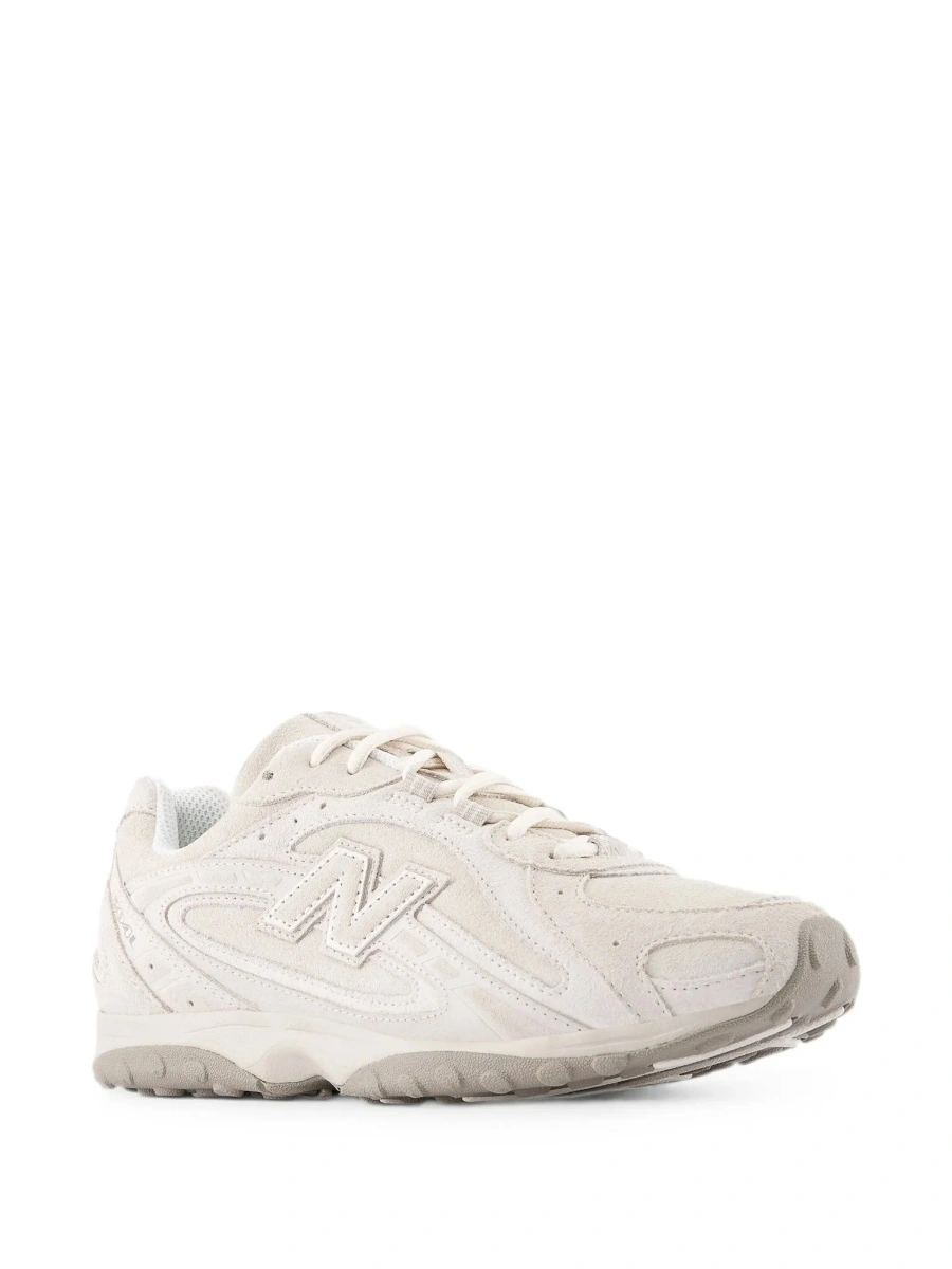 Sneakers New Balance gri din piele si material textil 'U204' - Img 5