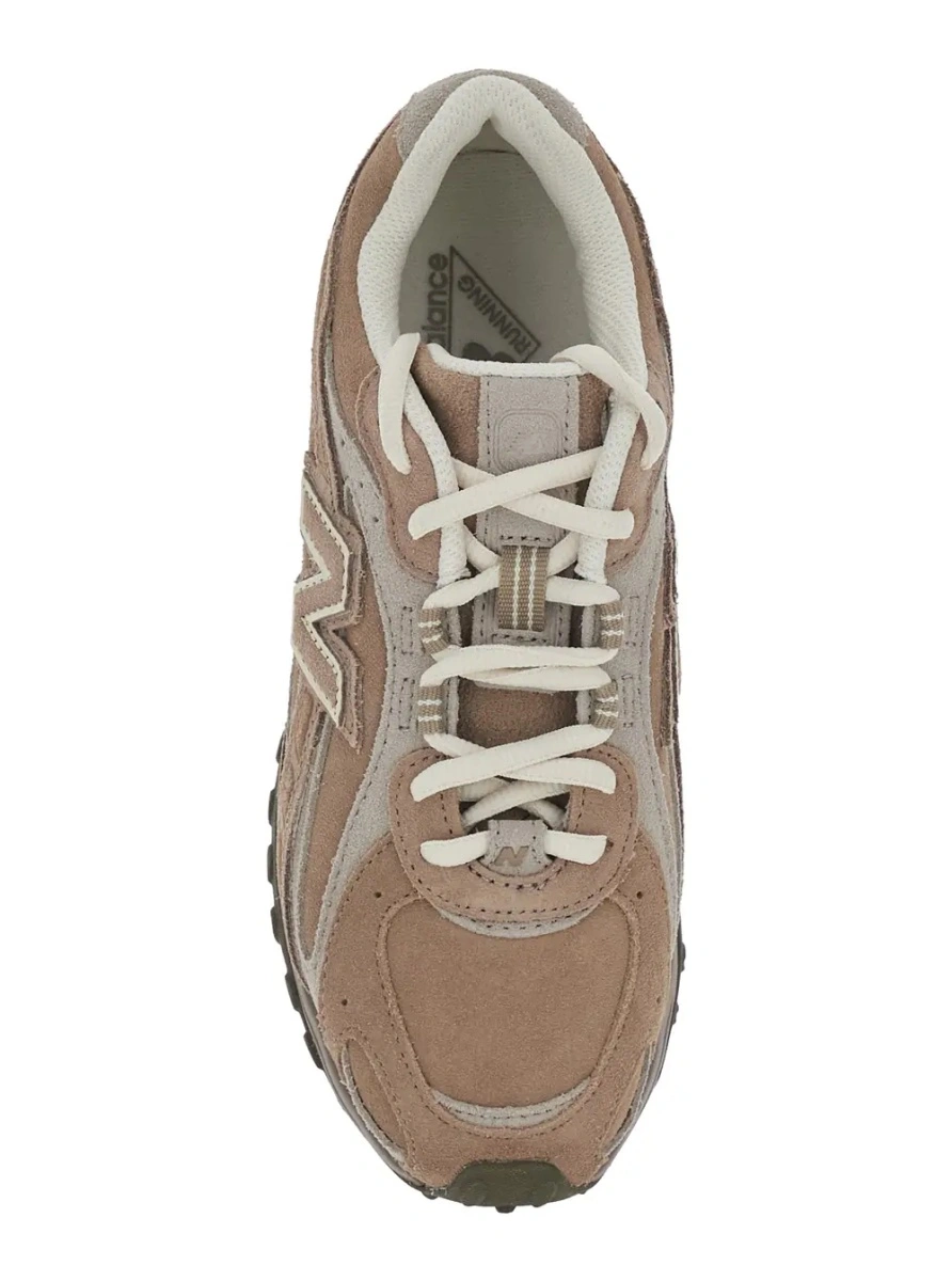 Sneakers New Balance maro din piele si textil - Img 4